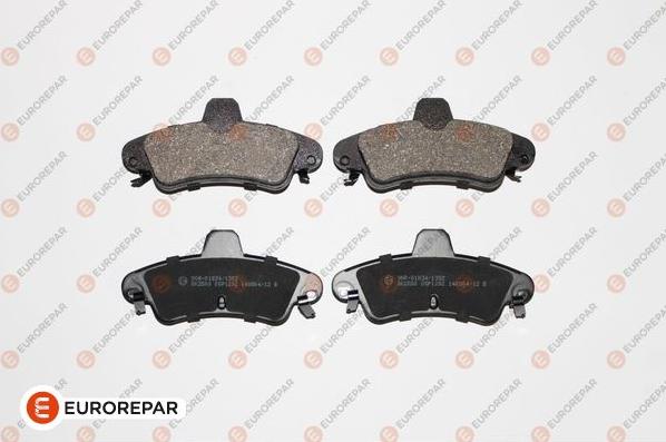 EUROREPAR 1617272280 - Гальмівні колодки, дискові гальма autozip.com.ua