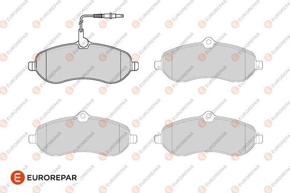 EUROREPAR 1686265980 - Гальмівні колодки, дискові гальма autozip.com.ua