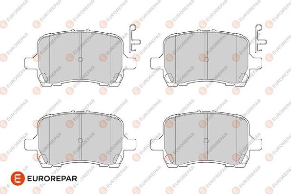 EUROREPAR 1686280080 - Гальмівні колодки, дискові гальма autozip.com.ua