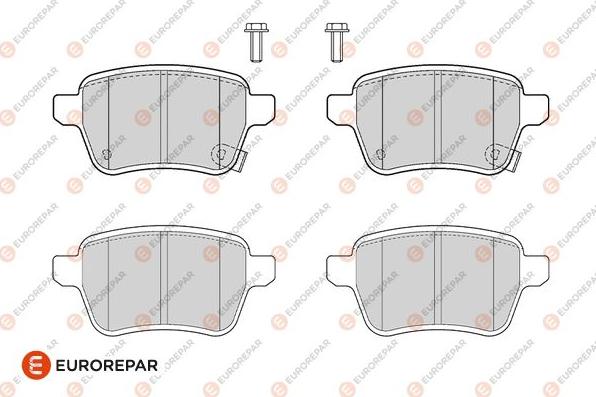 EUROREPAR 1686271180 - Гальмівні колодки, дискові гальма autozip.com.ua