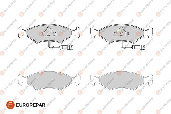 EUROREPAR 1686278680 - Гальмівні колодки, дискові гальма autozip.com.ua