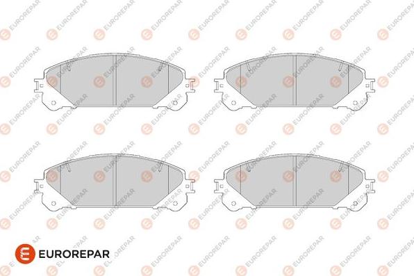 EUROREPAR 1686272580 - Гальмівні колодки, дискові гальма autozip.com.ua