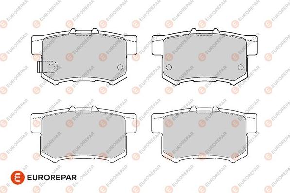 EUROREPAR 1686272680 - Гальмівні колодки, дискові гальма autozip.com.ua