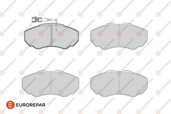 EUROREPAR 1686277480 - Гальмівні колодки, дискові гальма autozip.com.ua