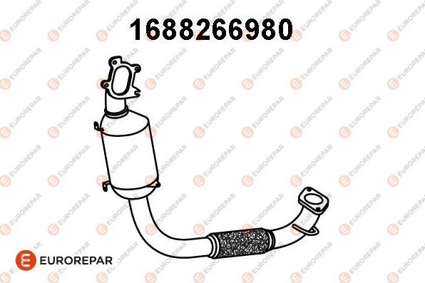 EUROREPAR 1688266980 - Каталізатор autozip.com.ua