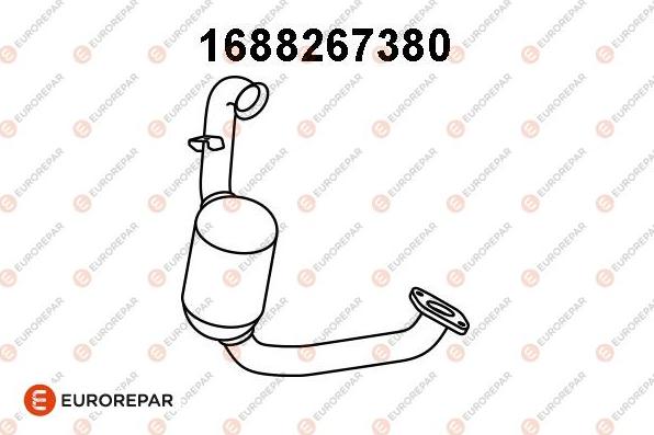 EUROREPAR 1688267380 - Каталізатор autozip.com.ua