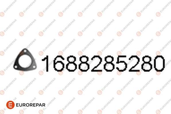 EUROREPAR 1688285280 - Прокладка, труба вихлопного газу autozip.com.ua