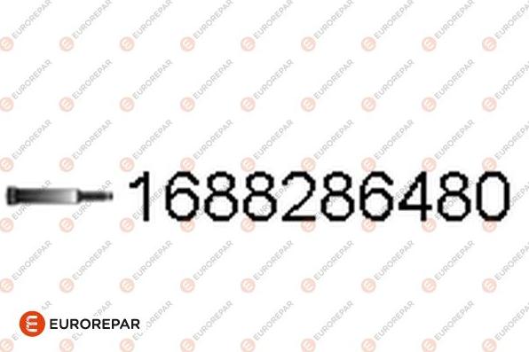 EUROREPAR 1688286480 - Болт, система випуску autozip.com.ua