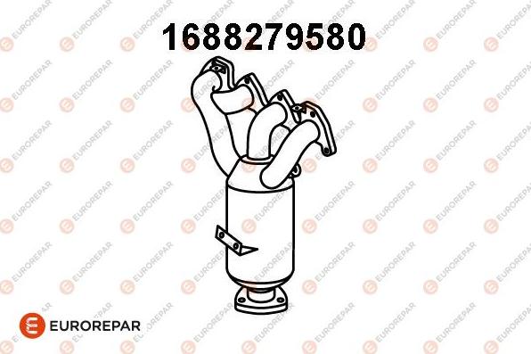 EUROREPAR 1688279580 - Каталізатор autozip.com.ua