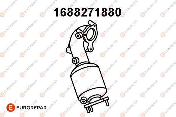 EUROREPAR 1688271880 - Каталізатор autozip.com.ua