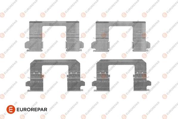 EUROREPAR 1682483480 - Комплектуючі, колодки дискового гальма autozip.com.ua