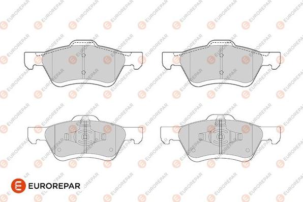 EUROREPAR 1682314580 - Гальмівні колодки, дискові гальма autozip.com.ua