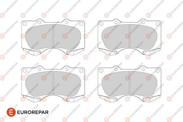 EUROREPAR 1682322180 - Гальмівні колодки, дискові гальма autozip.com.ua