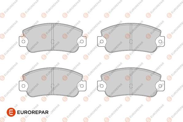 EUROREPAR 1682322380 - Гальмівні колодки, дискові гальма autozip.com.ua