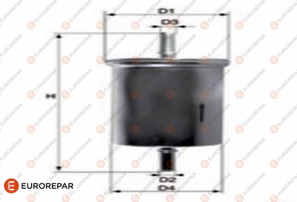 EUROREPAR 1682254480 - Паливний фільтр autozip.com.ua