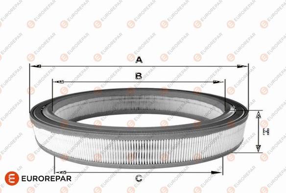 EUROREPAR 1682264580 - Повітряний фільтр autozip.com.ua