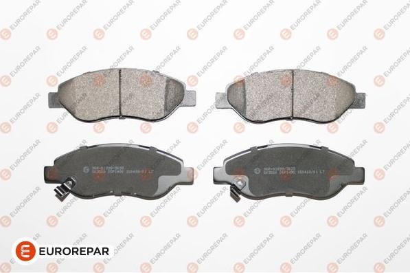 EUROREPAR 1639383480 - Гальмівні колодки, дискові гальма autozip.com.ua