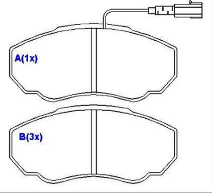 EUROREPAR 1636484780 - Гальмівні колодки, дискові гальма autozip.com.ua