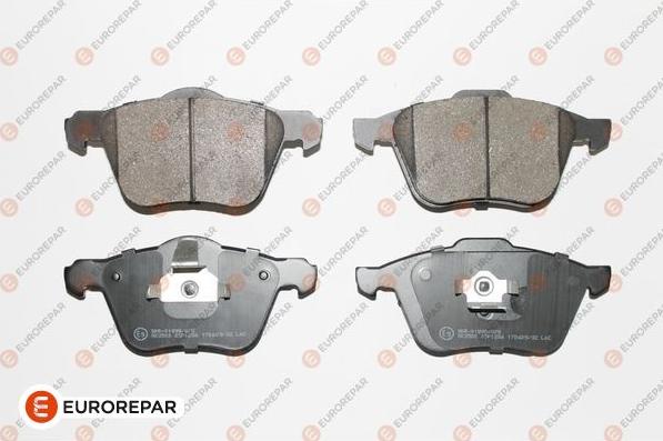 EUROREPAR 1623054580 - Гальмівні колодки, дискові гальма autozip.com.ua