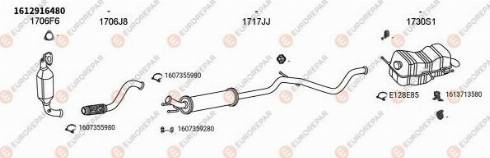 EUROREPAR 102038 - Система випуску ОГ autozip.com.ua