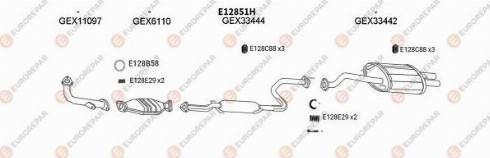 EUROREPAR 100128 - Система випуску ОГ autozip.com.ua