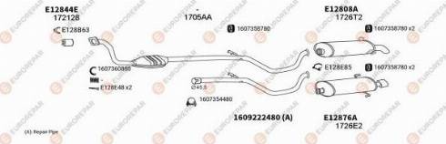 EUROREPAR 101563 - Система випуску ОГ autozip.com.ua