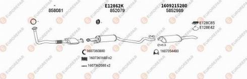 EUROREPAR 101186 - Система випуску ОГ autozip.com.ua