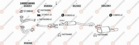 EUROREPAR 103153 - Система випуску ОГ autozip.com.ua