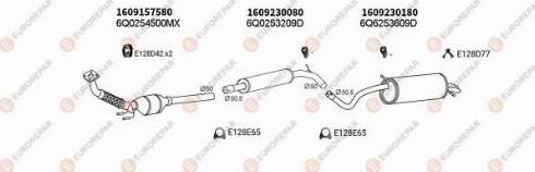 EUROREPAR 103459 - Система випуску ОГ autozip.com.ua