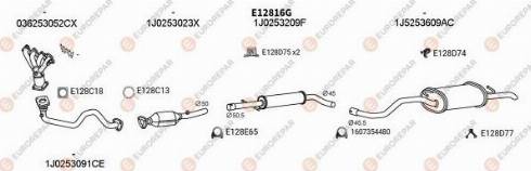 EUROREPAR 103570 - Система випуску ОГ autozip.com.ua