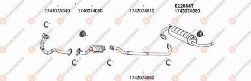 EUROREPAR 103067 - Система випуску ОГ autozip.com.ua