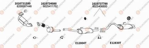 EUROREPAR 102519 - Система випуску ОГ autozip.com.ua