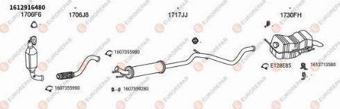 EUROREPAR 102043 - Система випуску ОГ autozip.com.ua