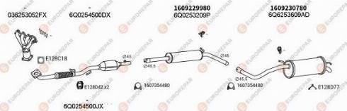 EUROREPAR 102803 - Система випуску ОГ autozip.com.ua