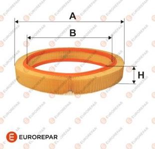 EUROREPAR E147025 - Повітряний фільтр autozip.com.ua