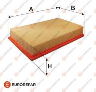 EUROREPAR E147075 - Повітряний фільтр autozip.com.ua