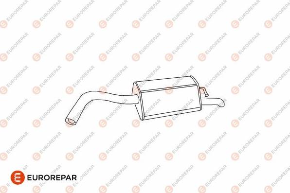 EUROREPAR E12842R - Глушник вихлопних газів кінцевий autozip.com.ua