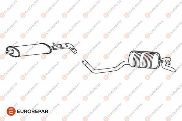 EUROREPAR E12855A - Глушник вихлопних газів кінцевий autozip.com.ua