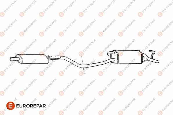 EUROREPAR E12831L - Глушник вихлопних газів кінцевий autozip.com.ua