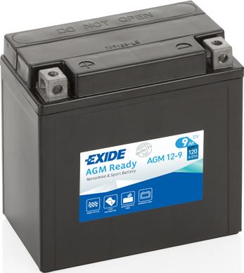 Exide AGM12-9 - Стартерна акумуляторна батарея, АКБ autozip.com.ua