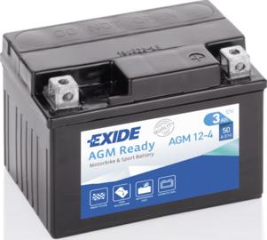 Exide AGM12-4 - Стартерна акумуляторна батарея, АКБ autozip.com.ua