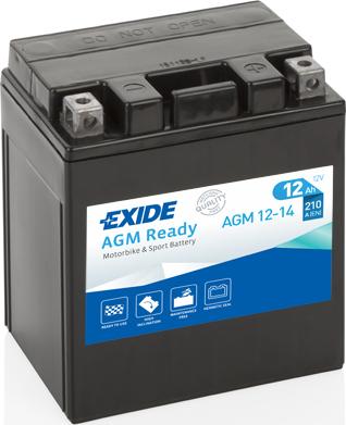 Exide AGM12-14 - Стартерна акумуляторна батарея, АКБ autozip.com.ua