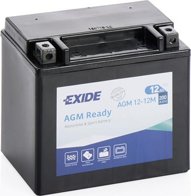 Exide AGM12-12M - Стартерна акумуляторна батарея, АКБ autozip.com.ua