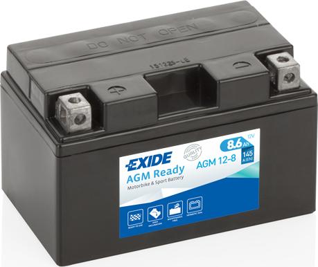 Exide AGM12-8 - Аккумулятор   8.6Ah-12v Exide AGM 150х87х93.L.EN145 autozip.com.ua
