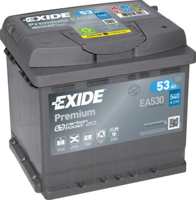 Exide EA530 - Стартерна акумуляторна батарея, АКБ autozip.com.ua
