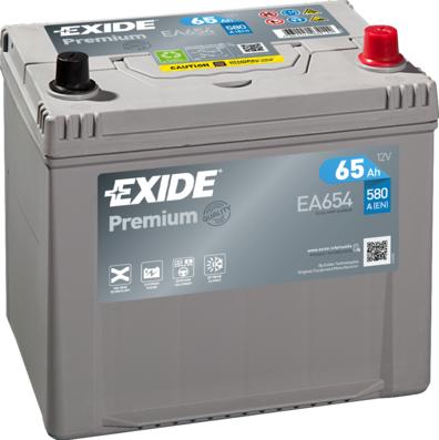 Exide EA654 - Стартерна акумуляторна батарея, АКБ autozip.com.ua