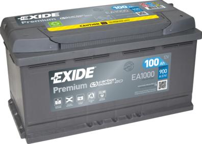 Exide EA1000 - Стартерна акумуляторна батарея, АКБ autozip.com.ua