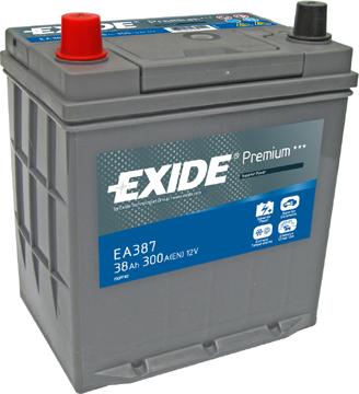 Exide EA387 - Стартерна акумуляторна батарея, АКБ autozip.com.ua