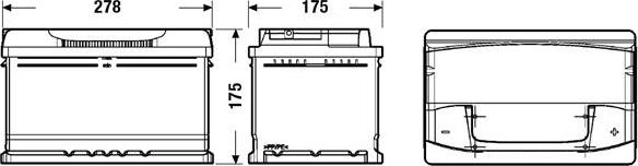 Exide EA722 - Акумулятор autozip.com.ua