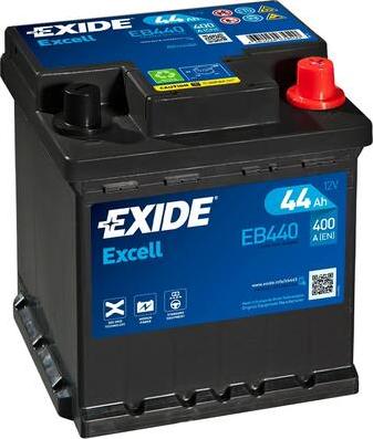 Exide EB440 - Стартерна акумуляторна батарея, АКБ autozip.com.ua